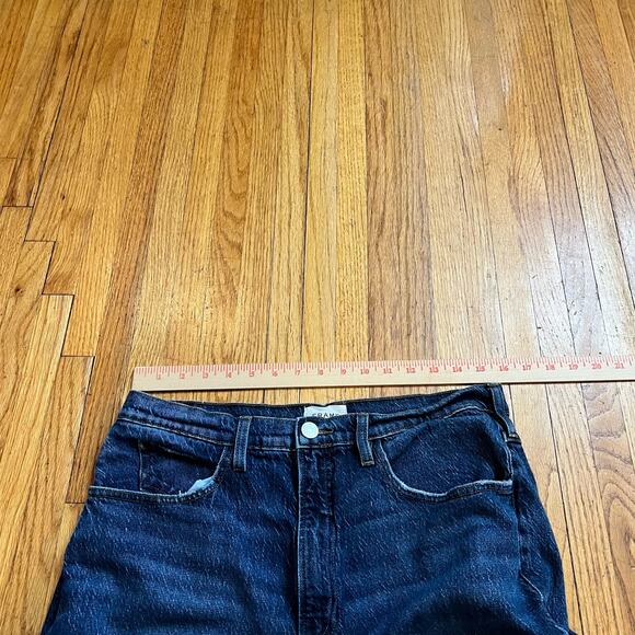 Frame Jeans Womens 33 Blue Hallam Le High N Tight Straight Leg Medium Wash Denim - Picture 8 of 11